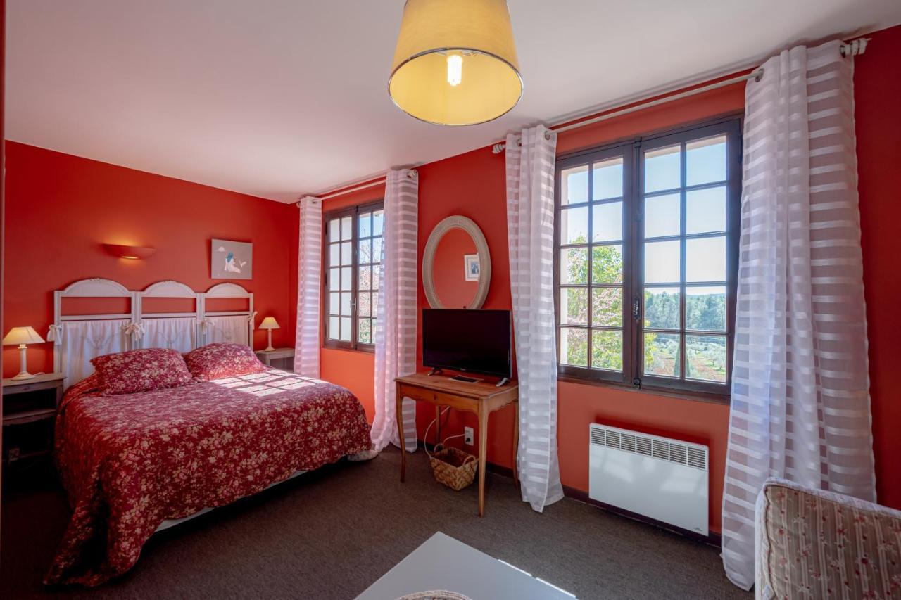 La Maison Du Rouge Gorge - Charmante Maison Climatisee Avec Piscine Pontevès Extérieur photo
