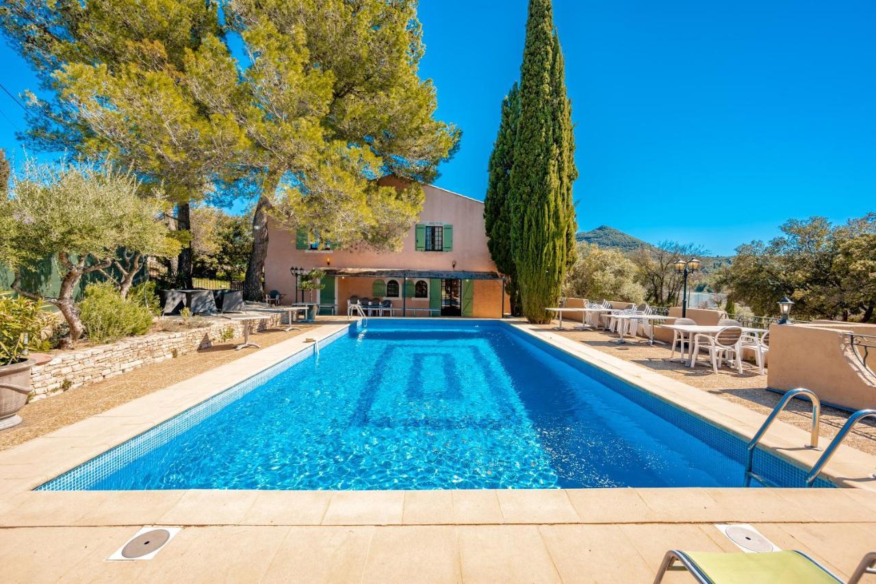La Maison Du Rouge Gorge - Charmante Maison Climatisee Avec Piscine Pontevès Extérieur photo
