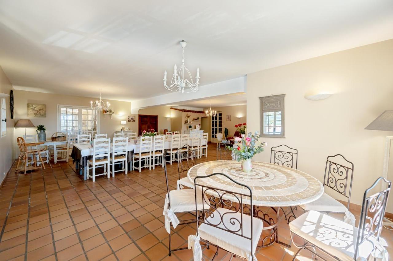 La Maison Du Rouge Gorge - Charmante Maison Climatisee Avec Piscine Pontevès Extérieur photo