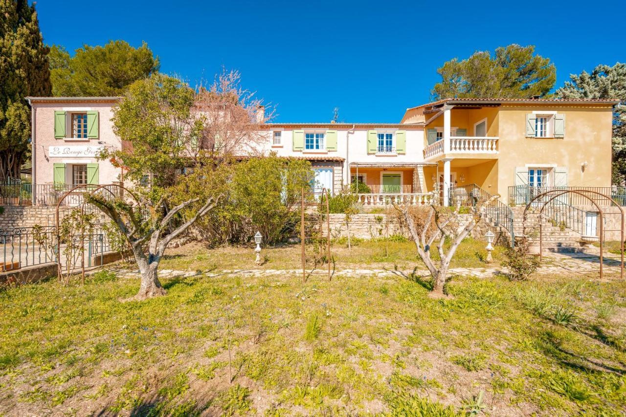 La Maison Du Rouge Gorge - Charmante Maison Climatisee Avec Piscine Pontevès Extérieur photo
